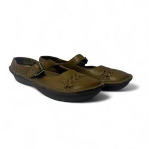 Klogs Zen Komfort Yogi Comfort Mary Jane Braided Shoes Leather 7 M Comfy